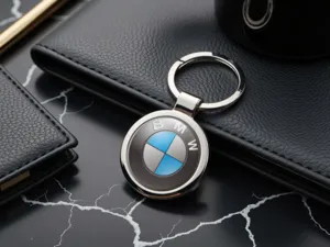 BMW Auto-Schlüsselring Stahl Premium Kraft